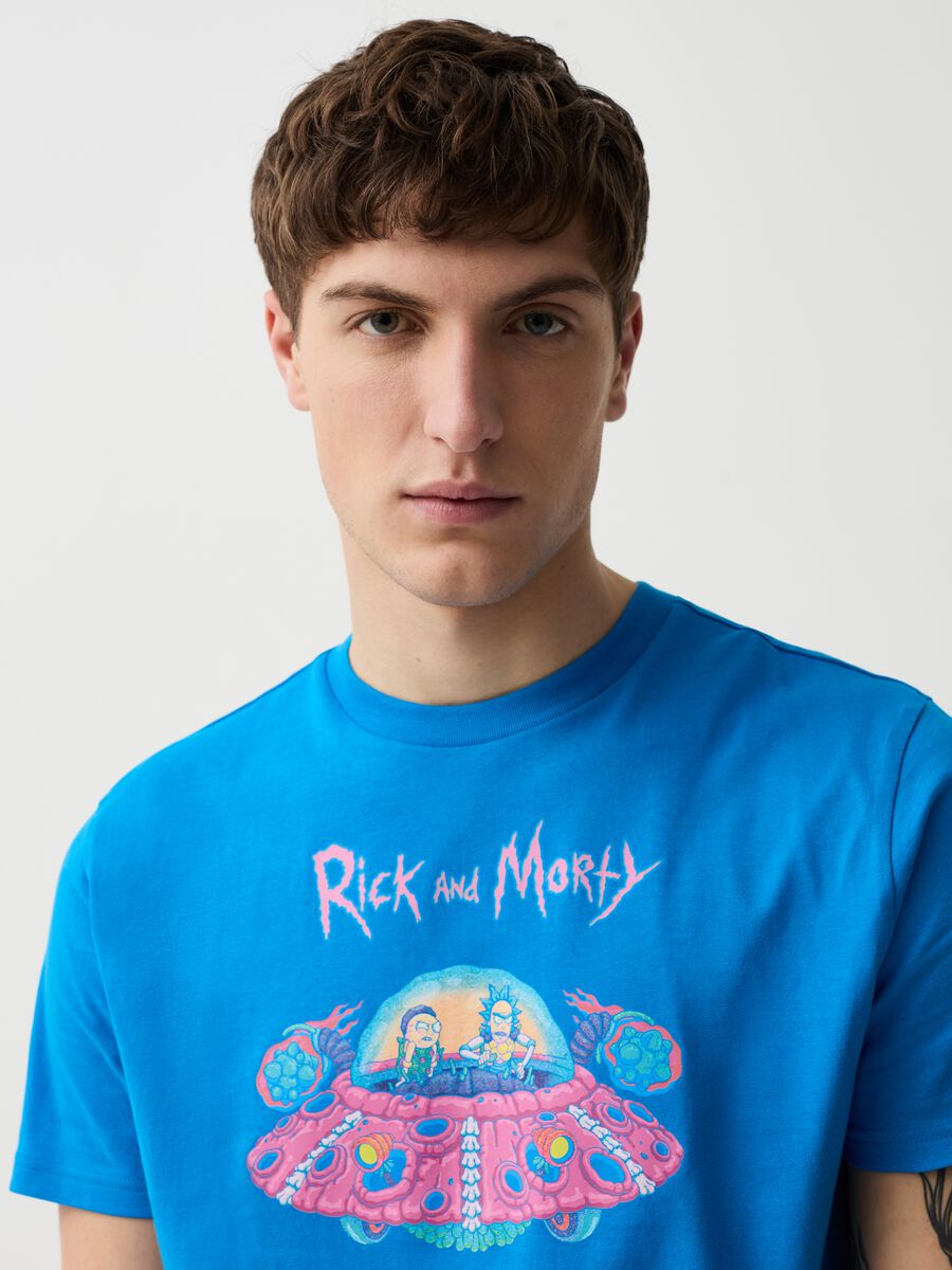 Cotton T-shirt with Rick and Morty print_1