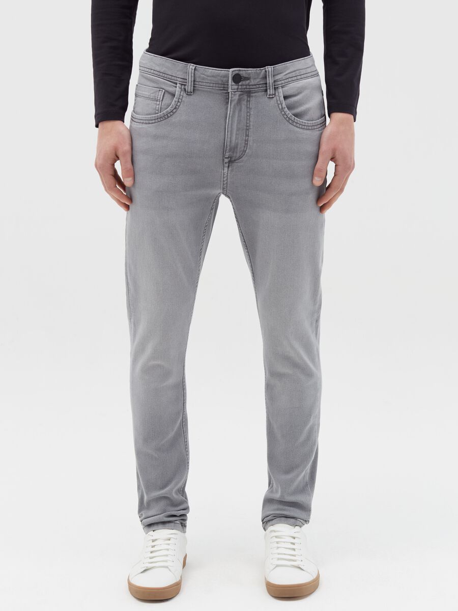 Super-skinny-fit jeans with fading_1