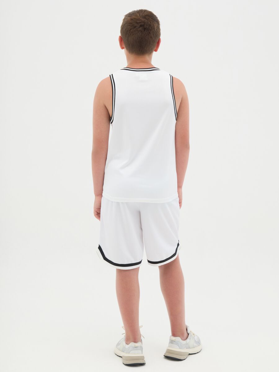 Boys’ white regular-fit shorts_2
