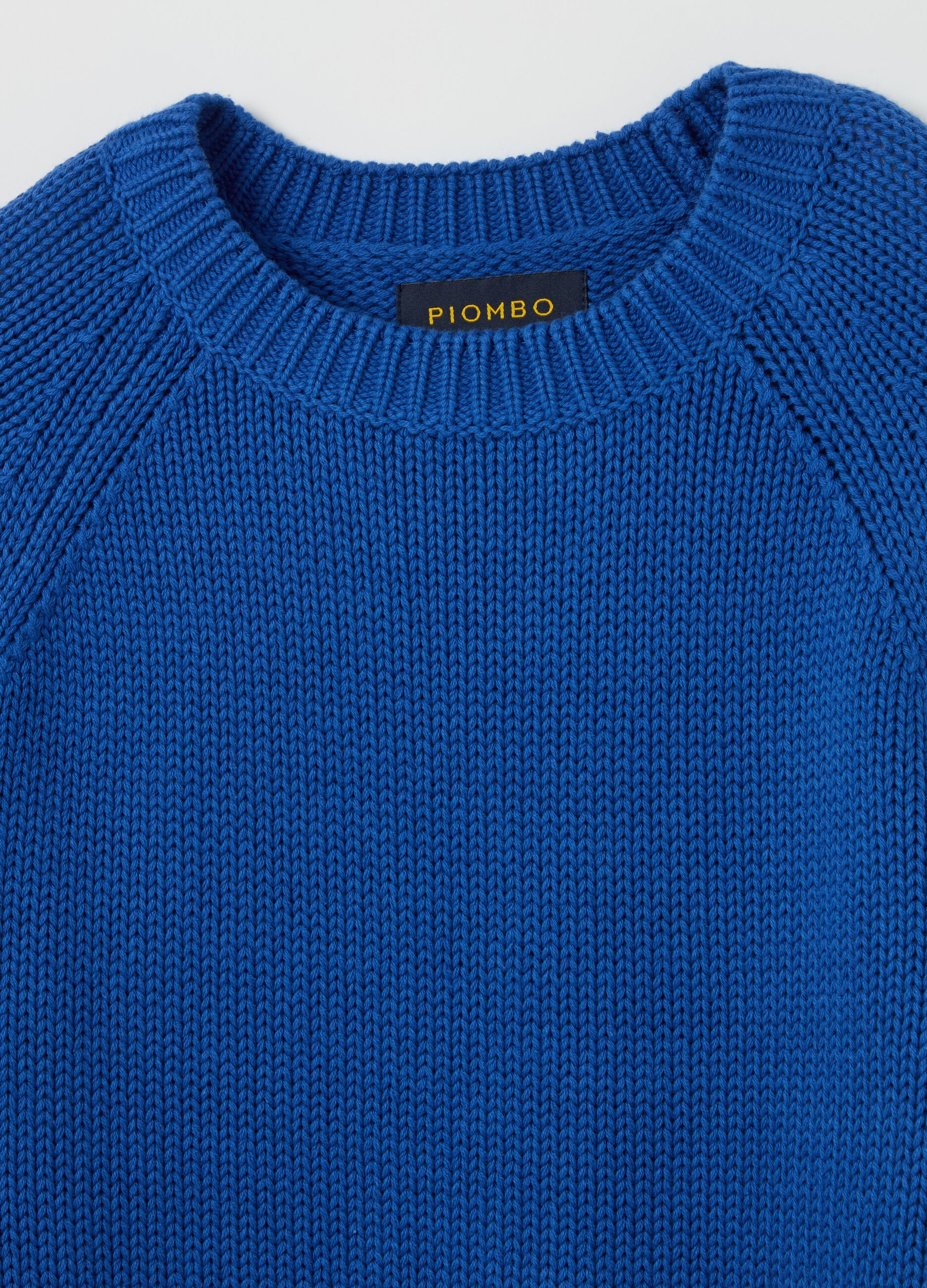 Pullover in cotone con maniche raglan
