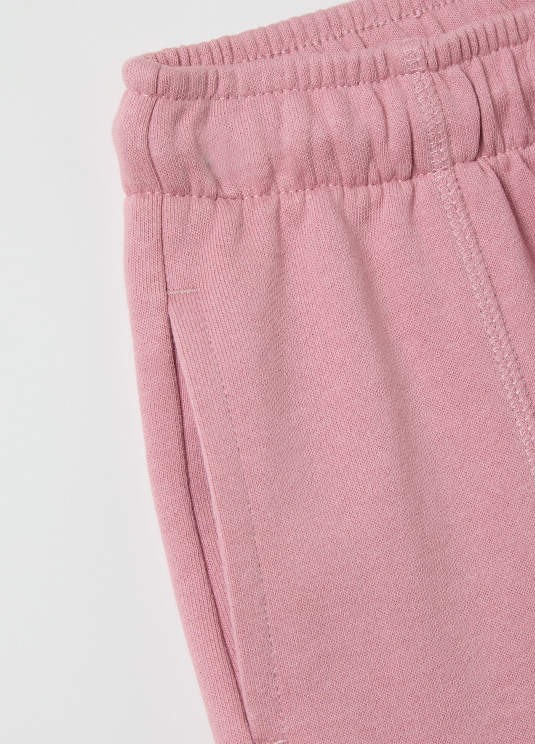 Girls' pure cotton pink culotte trousers
