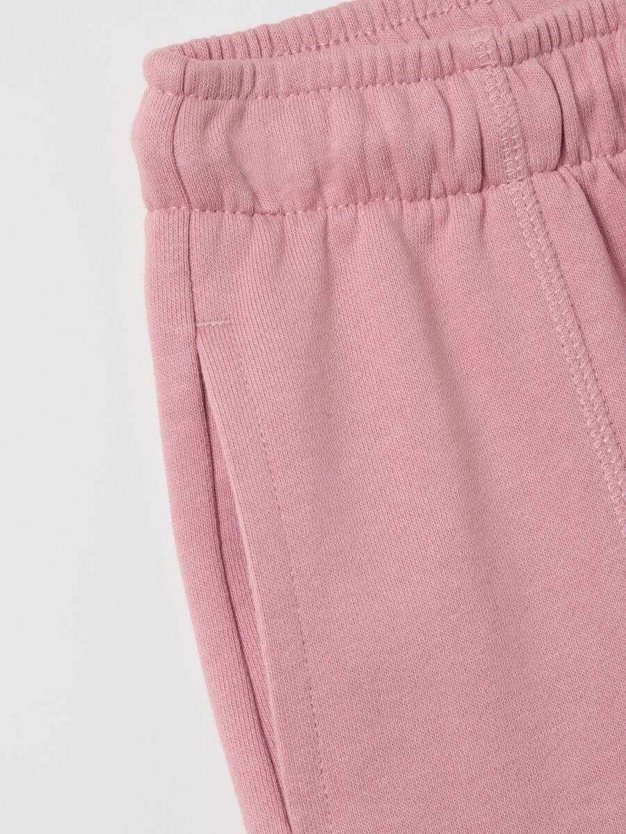 Girls' pure cotton pink culotte trousers_3
