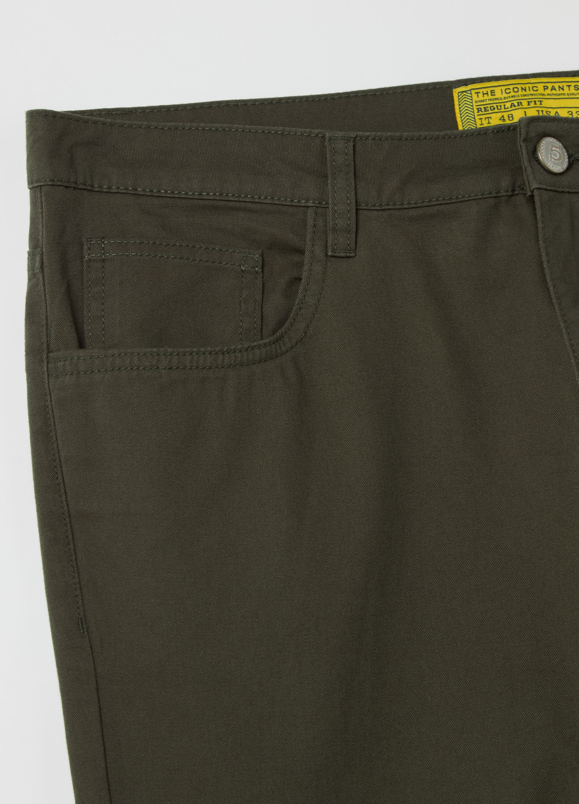 Regular-fit trousers with five pockets