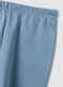 Pigiama azzurro in puro cotone organico con girocollo_3