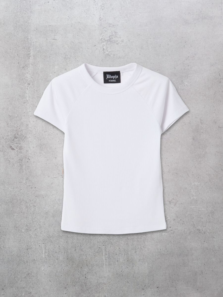 Ribbed Perfect T-shirt White_4