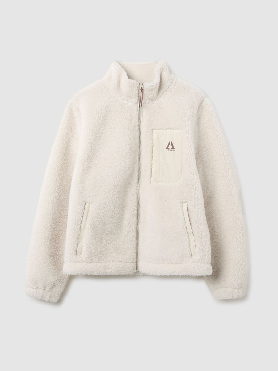 Giacca sherpa full zip ALTAVIA WITH DEBORAH COMPAGNONI_4