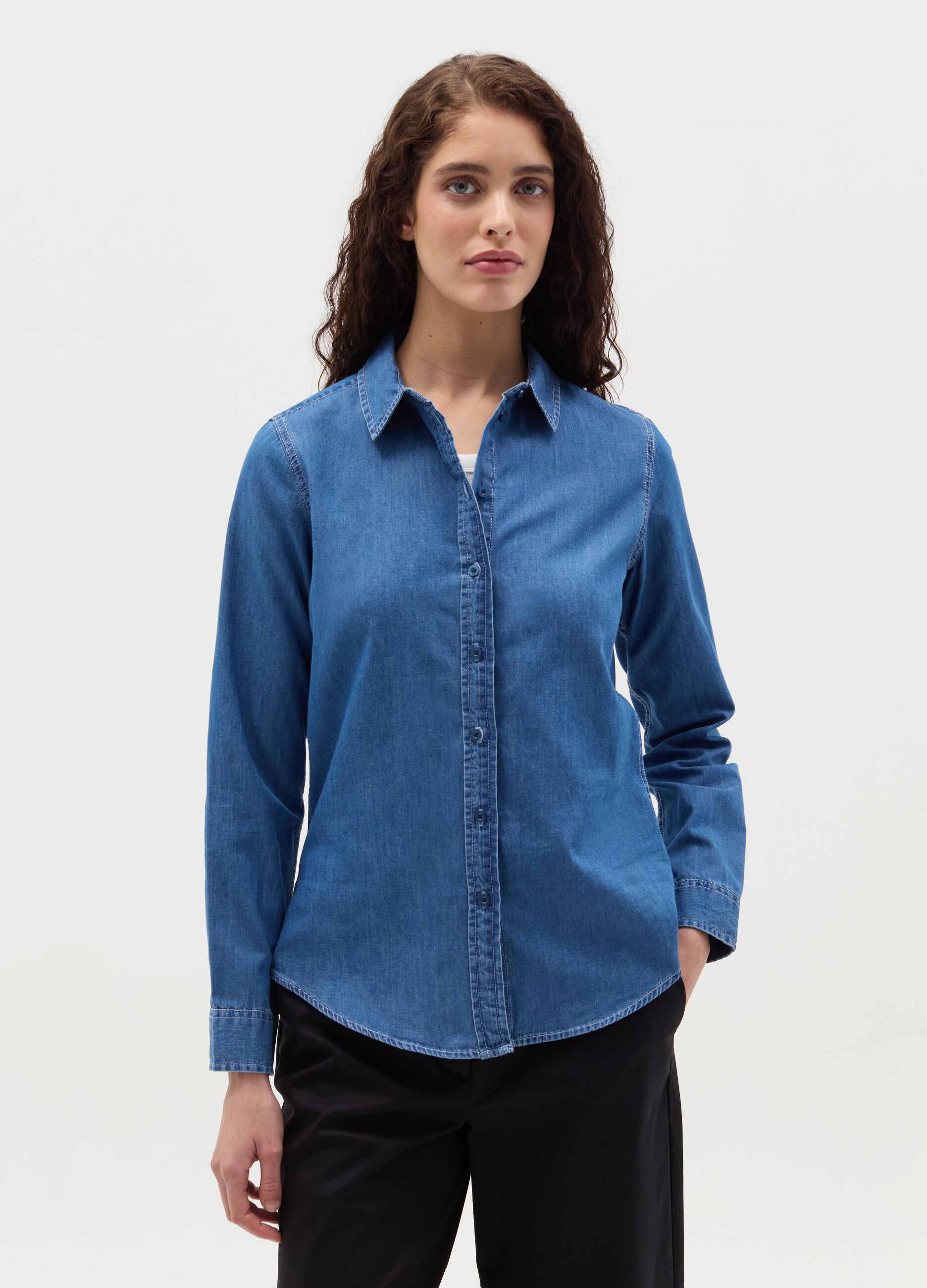 Denim shirt