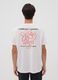 White pure cotton jersey T-shirt with print, regular fit_3