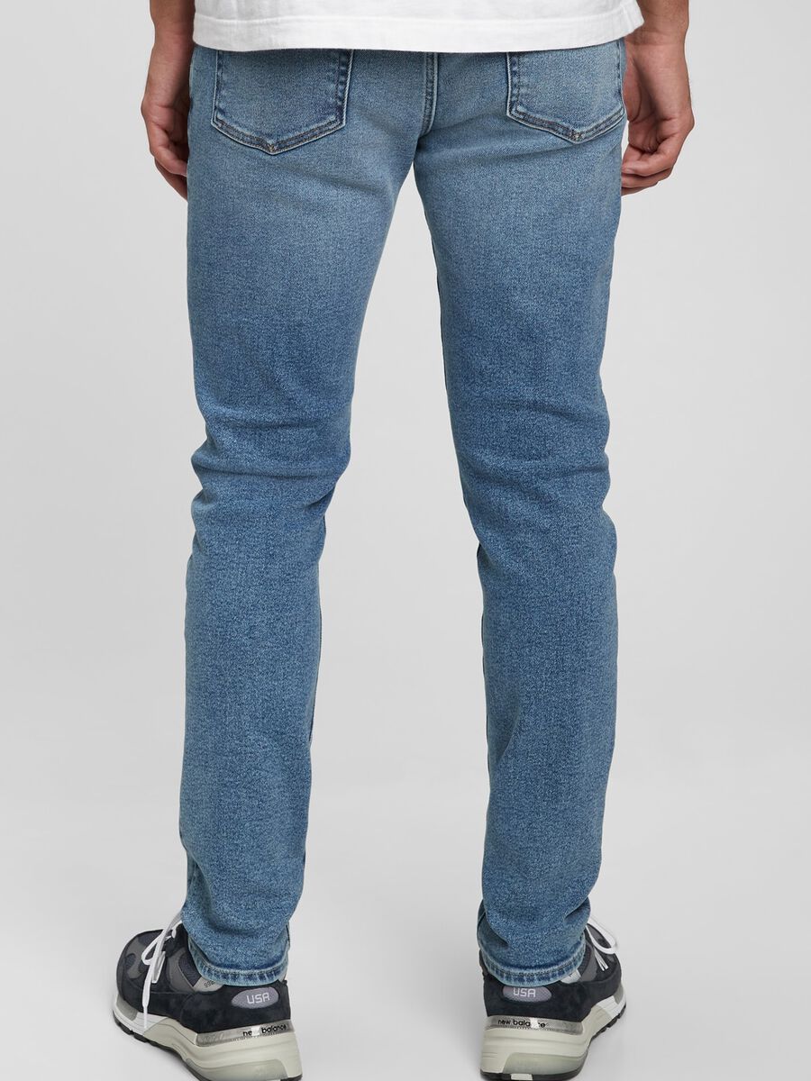 Jeans skinny fit con scoloriture_1