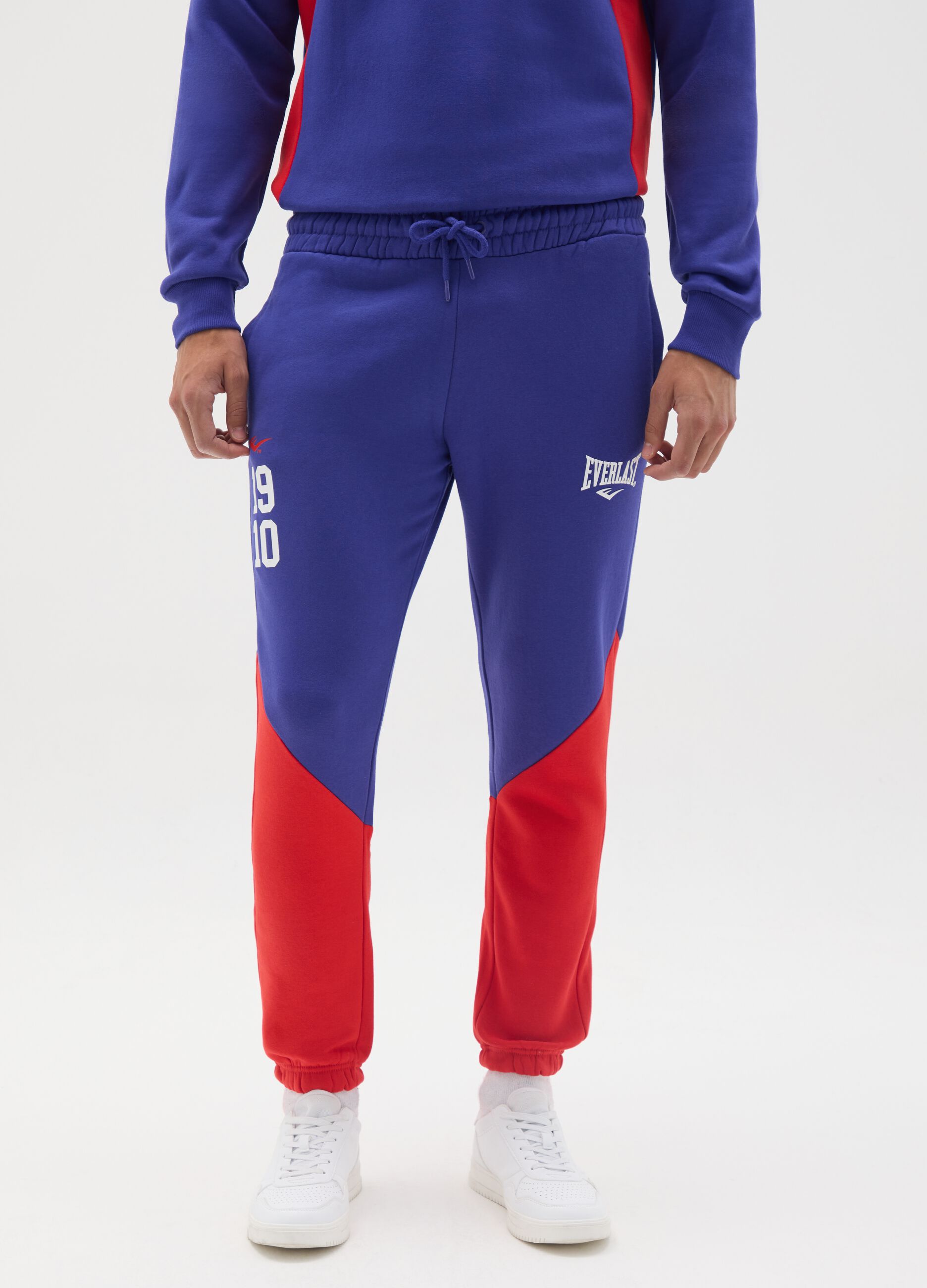 Pantaloni in misto cotone multicolor regular fit Everlast