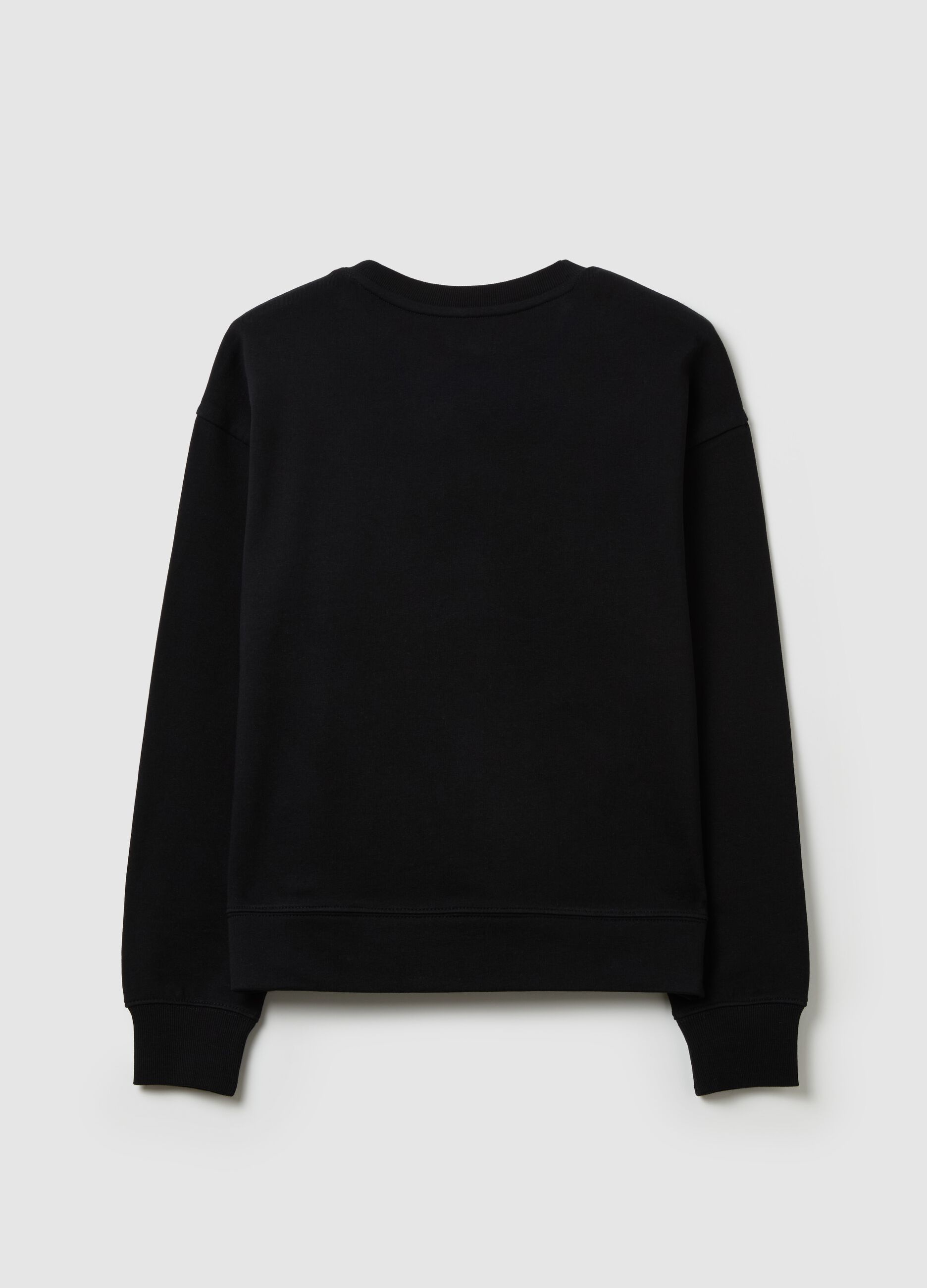 French terry sweatshirt with print