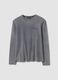Ribbed Longsleeve T-shirt Washed Grey_5