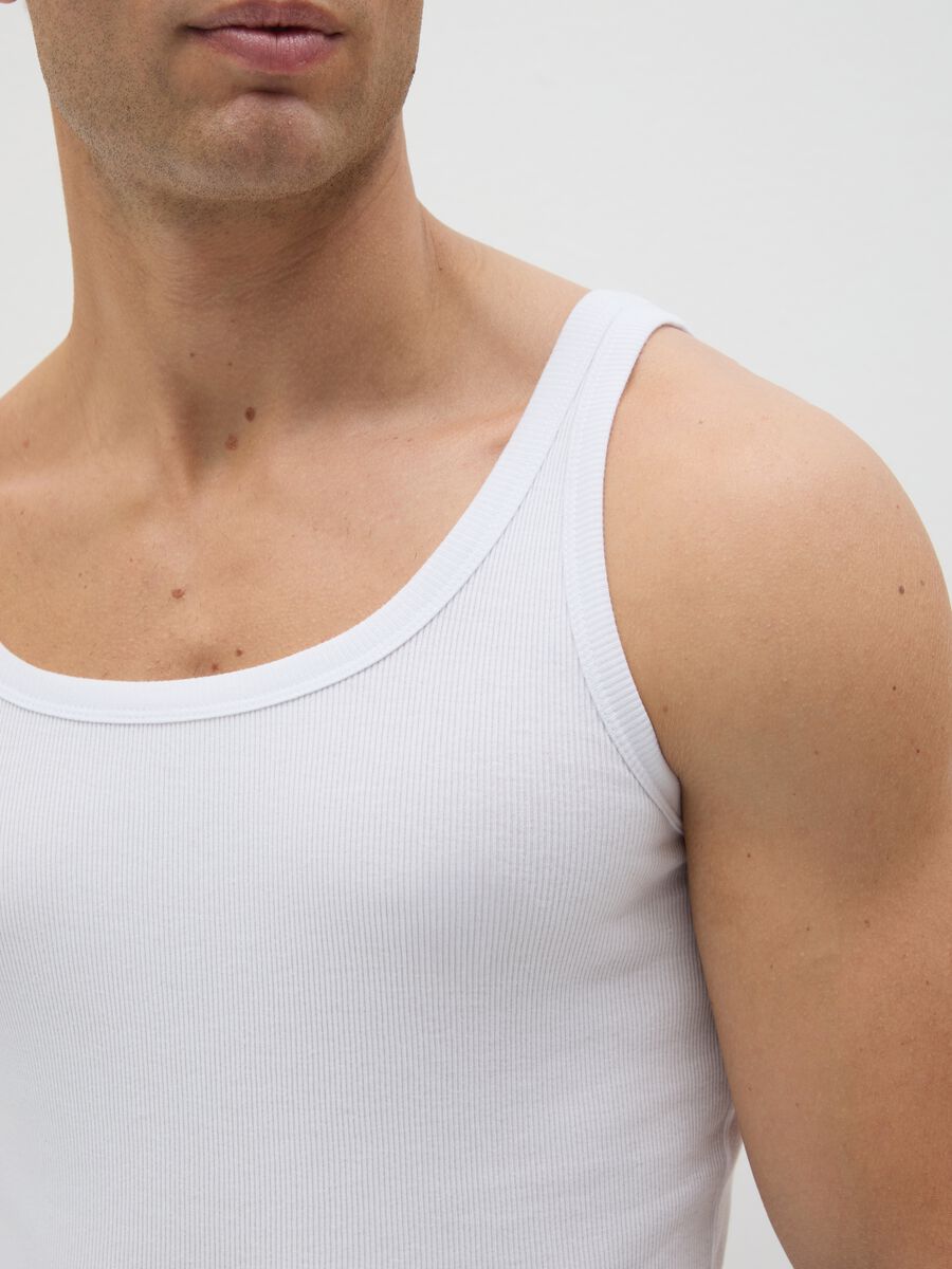 White cotton tank top_2