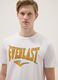 White pure cotton T-shirt regular fit with Everlast logo_3