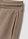 Beige organic cotton comfort-fit joggers for boys_2