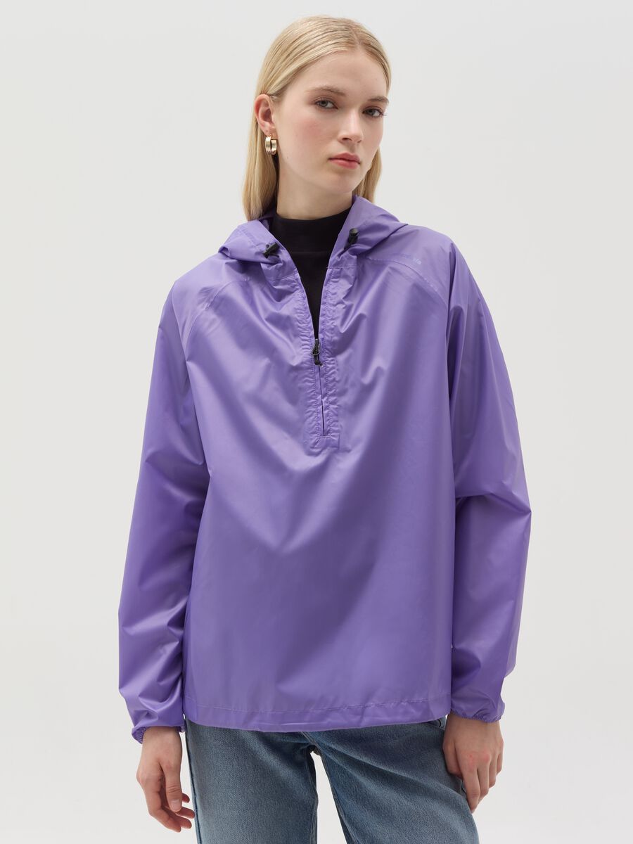 Half-zip waterproof jacket_0