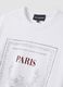 White pure cotton crew-neck T-shirt with print, relaxed fit_5