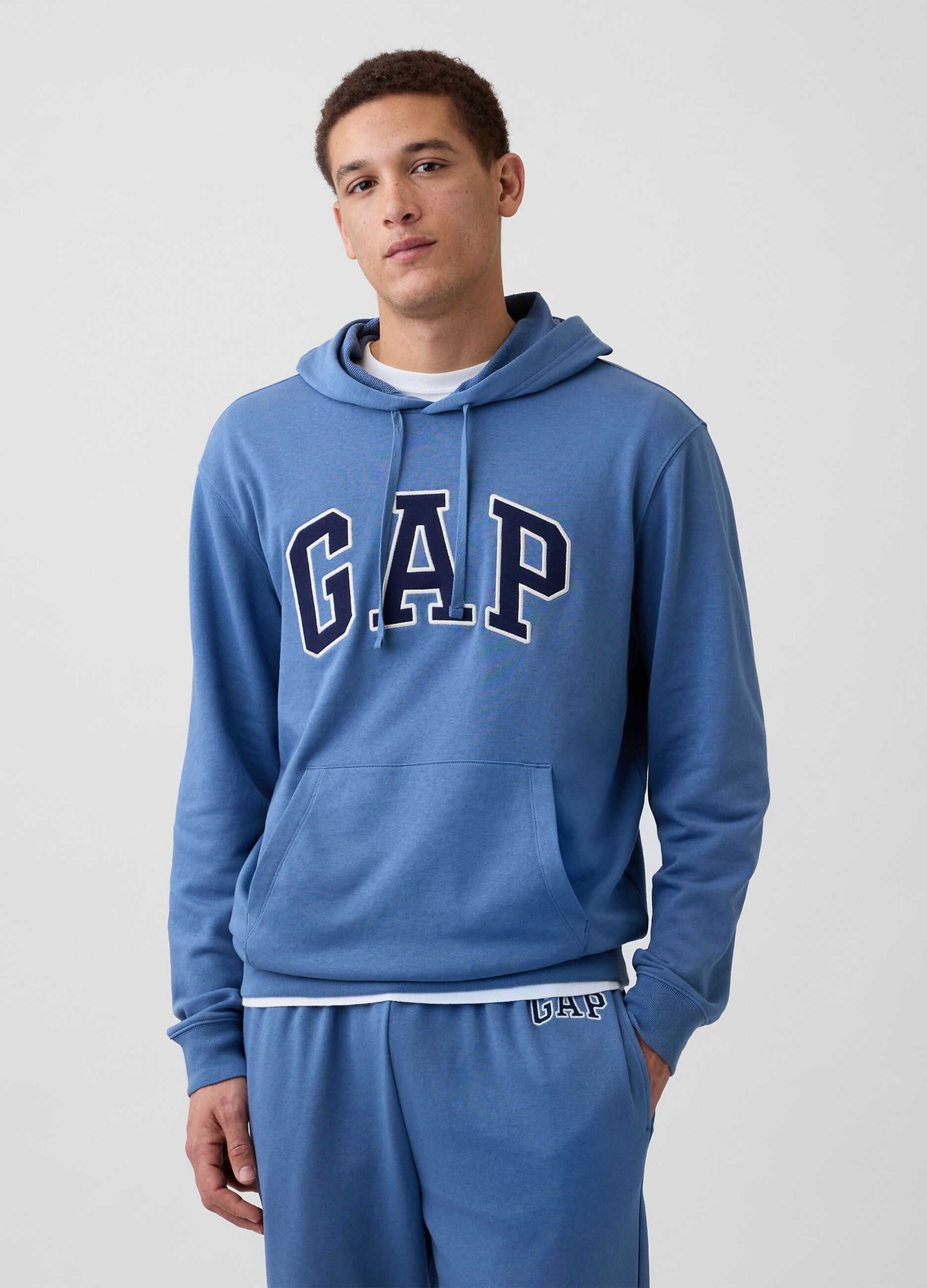 Cotton Blend Hoodie with Logo