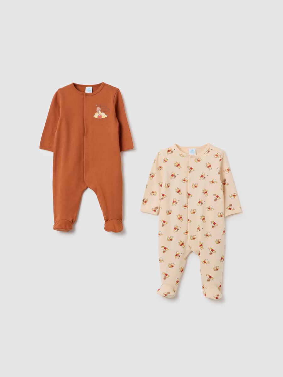 Bipack of newborn bodysuits in pure multicolour cotton_0