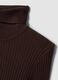 Brown ribbed viscose-blend turtleneck jumper_1