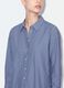 Camicia blu a righe in popeline di puro cotone regular fit_3