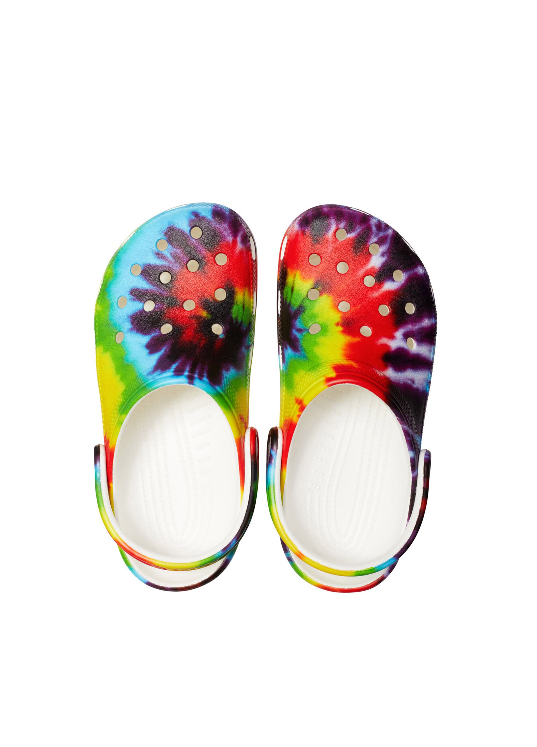 Crocs Classic Lined Clogs with Tie Dye print