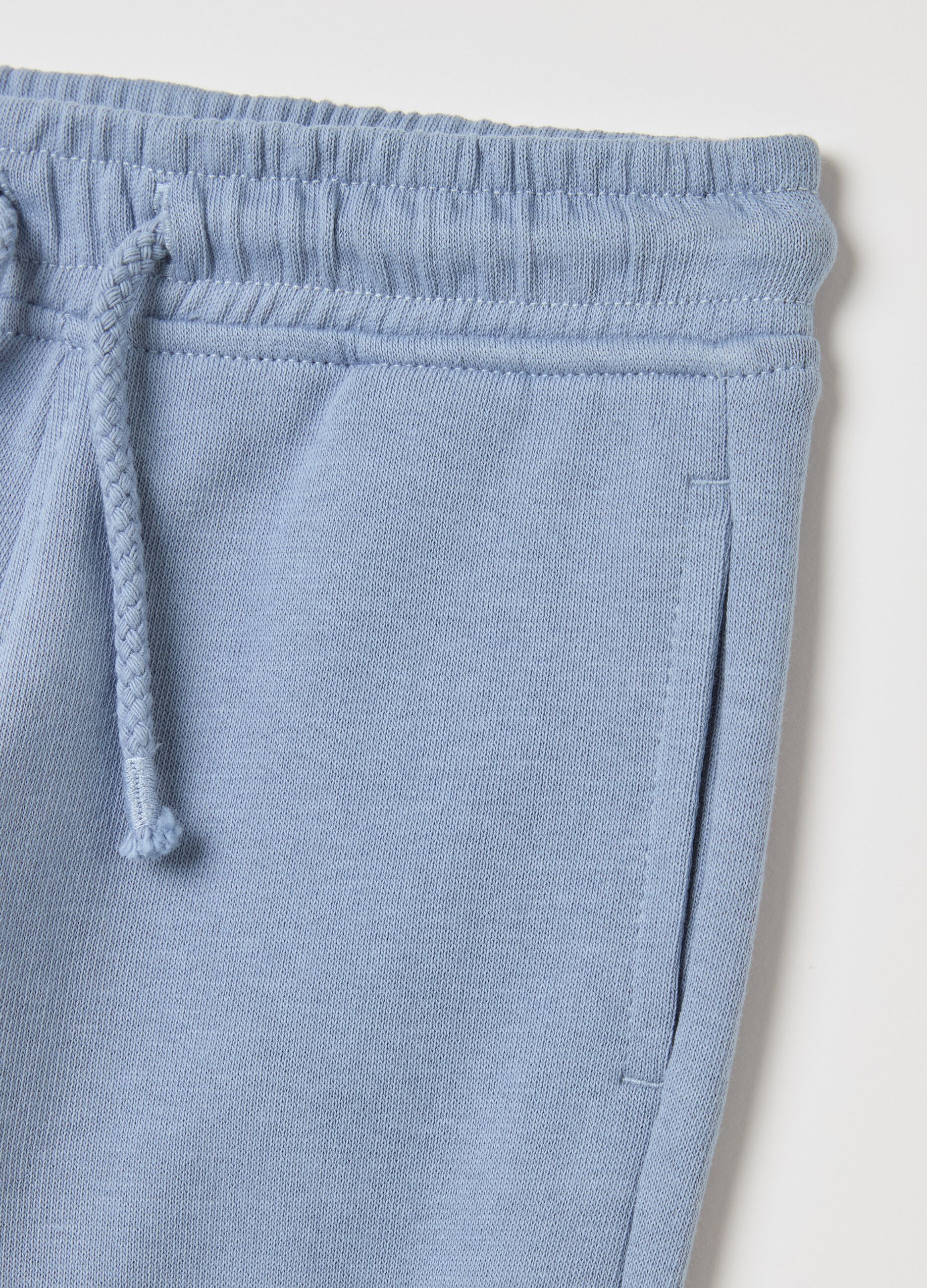 Joggers in cotone con coulisse 