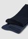 3-pack of long blue and black organic stretch cotton socks_1