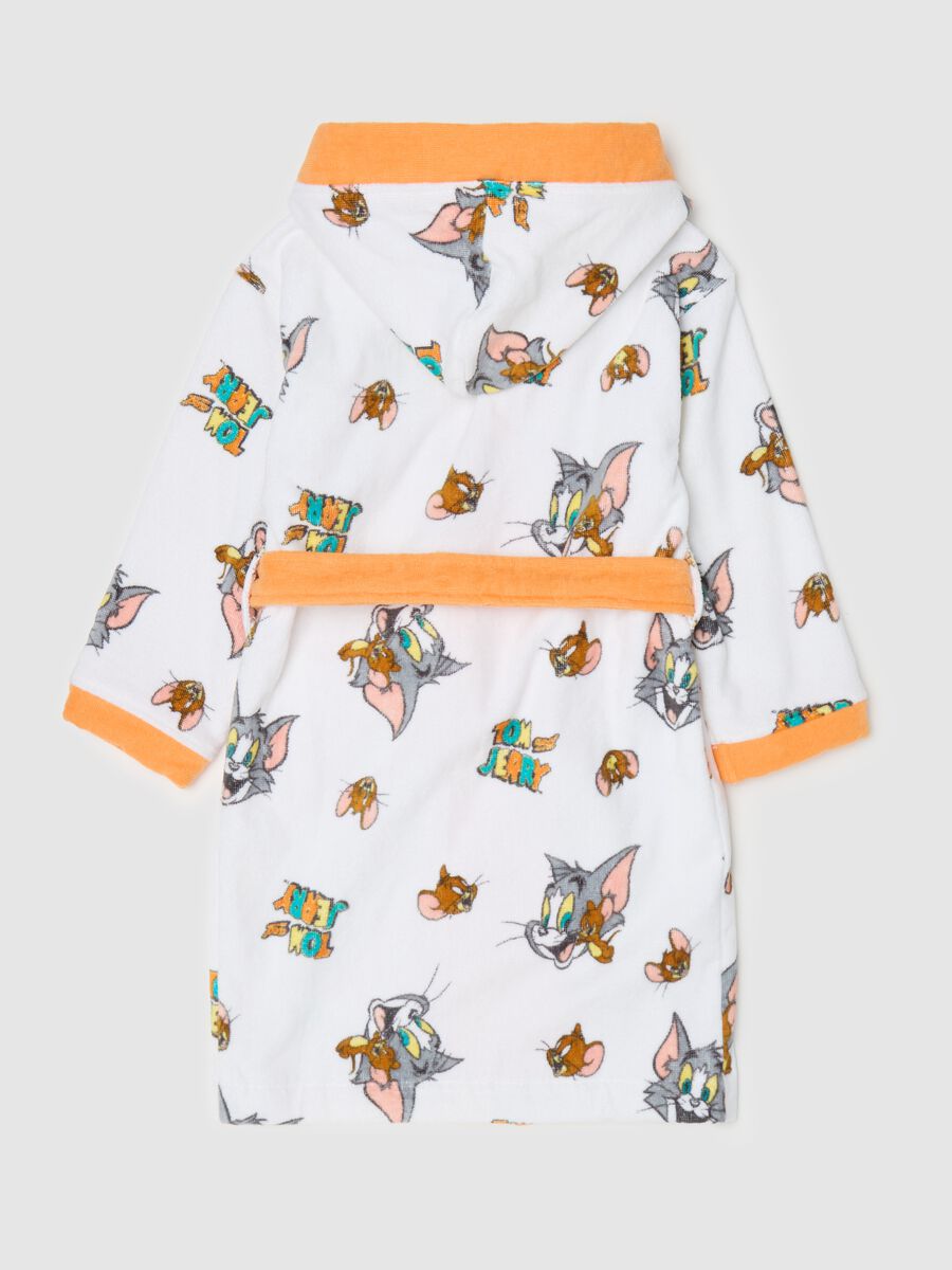 Bathrobe with hood and Tom & Jerry print_1