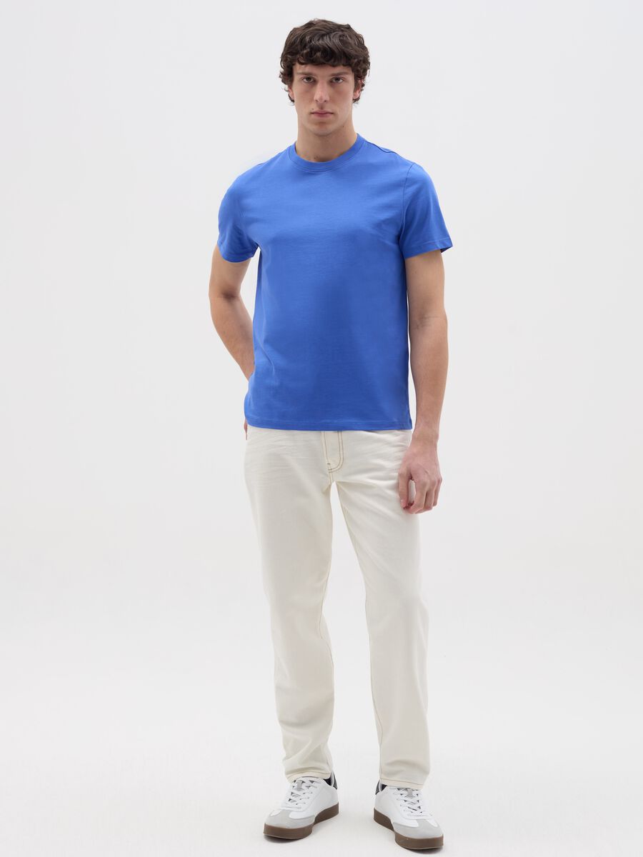 Organic cotton T-shirt with round neck_1