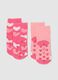 Pink non-slip socks for girls_1