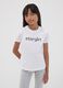 White pure organic cotton T-shirt with &ldquo;Stargirl&rdquo; print for girls_0