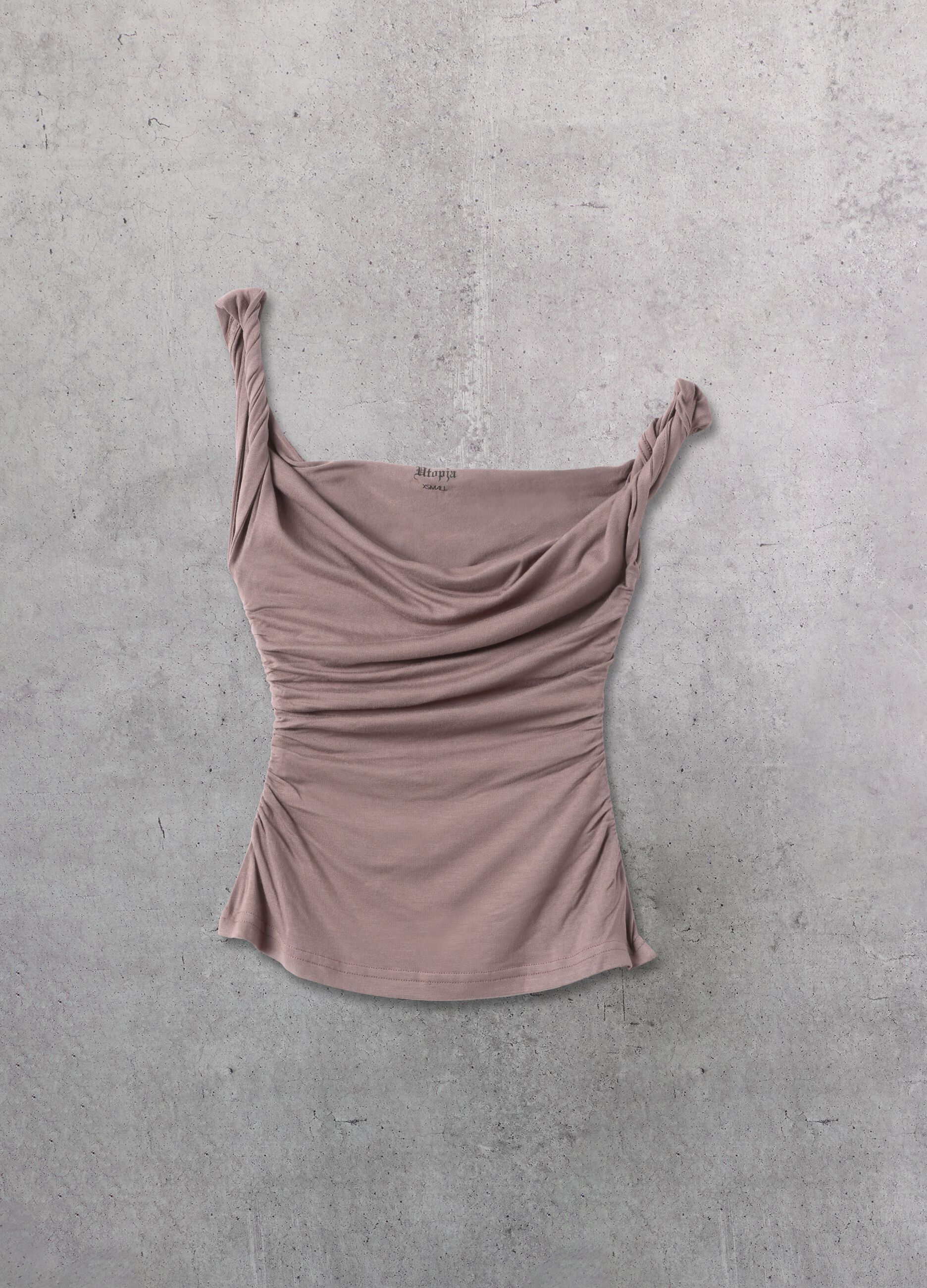 Mocha Asymmetrical Tank Top