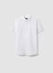 Boys&rsquo; white linen-cotton blend shirt, regular fit_0