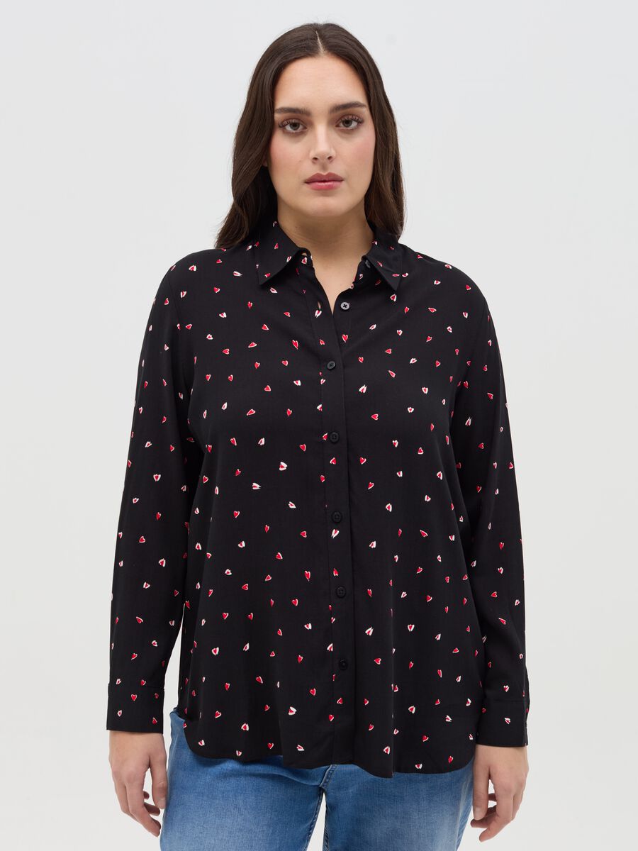 Curvy viscose shirt_0