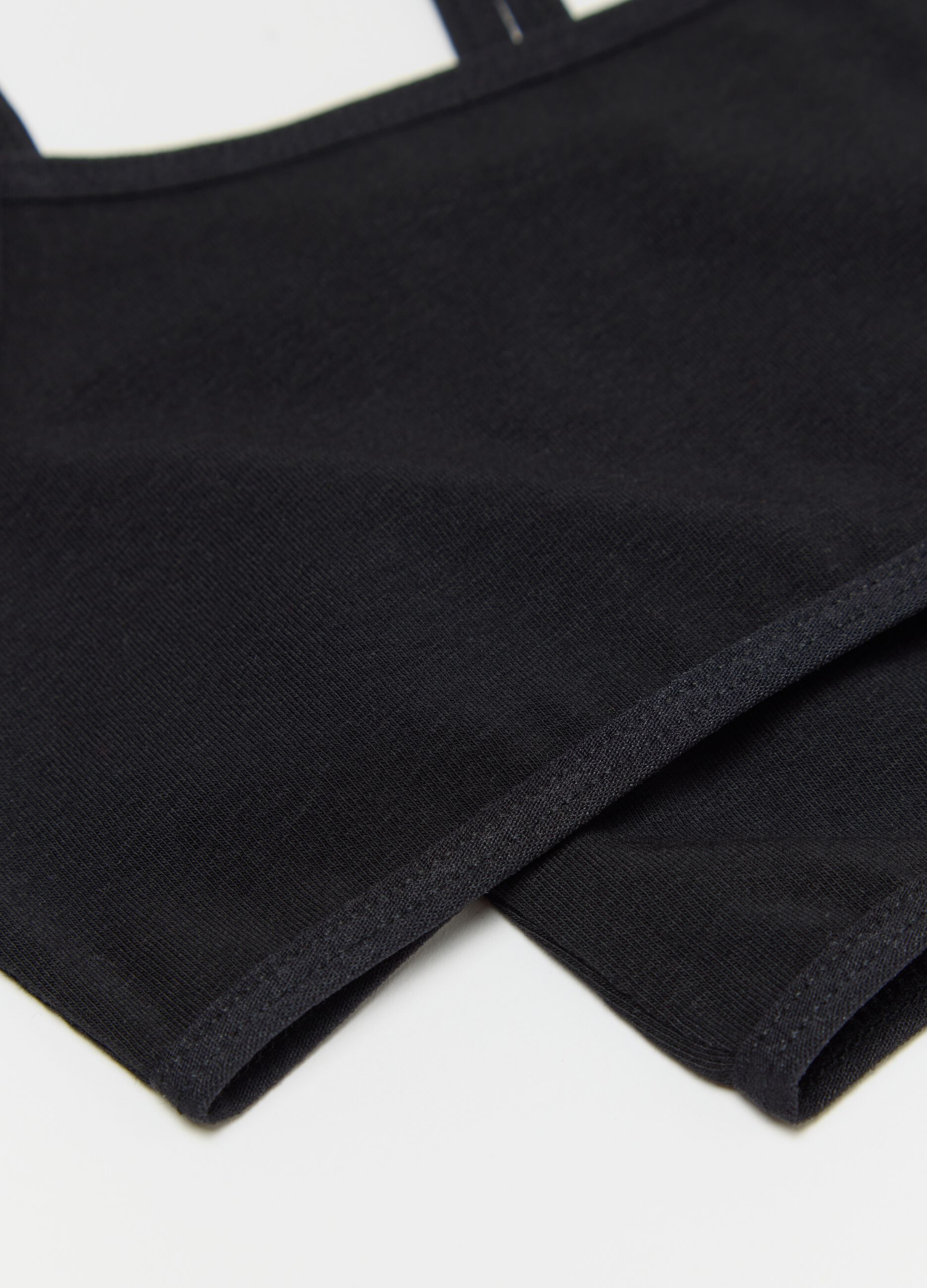 Two-pack under tops in stretch cotton