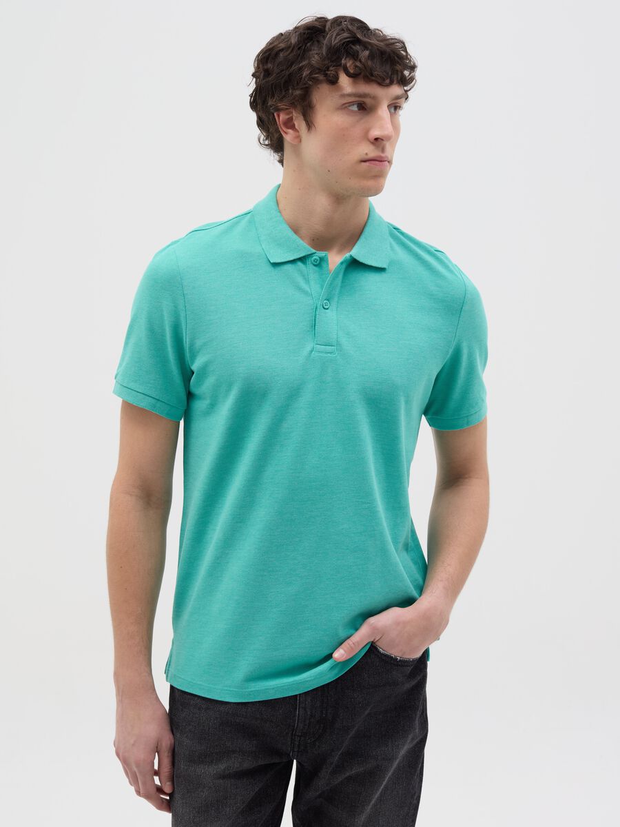 Regular-fit polo shirt in cotton_0