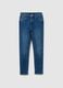 High-waisted blue skinny jeans in stretch cotton_4