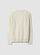 Maglia bianca girocollo in jersey knit regular fit_6