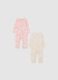 Multicolour pure cotton baby sleepsuit twin-pack_0