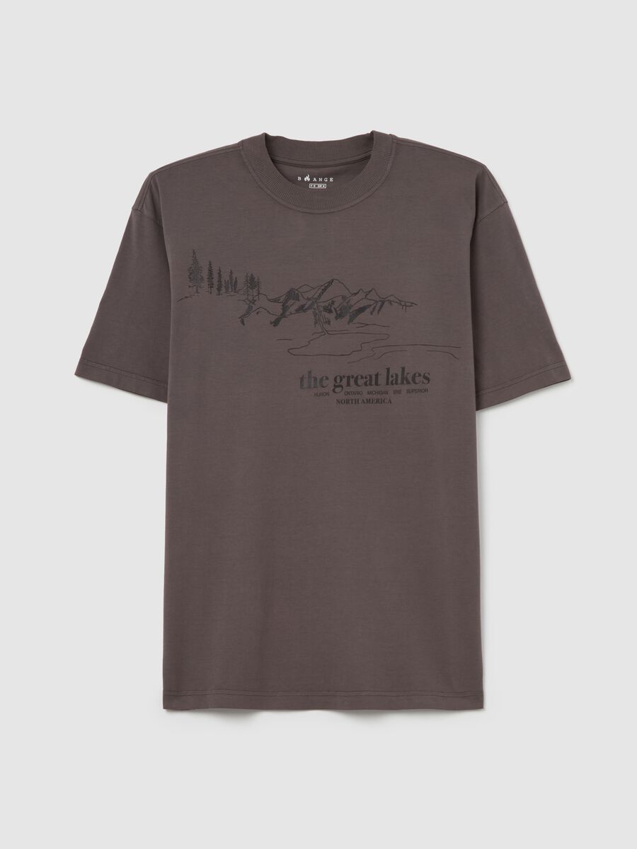 T-shirt in cotone con stampa_4