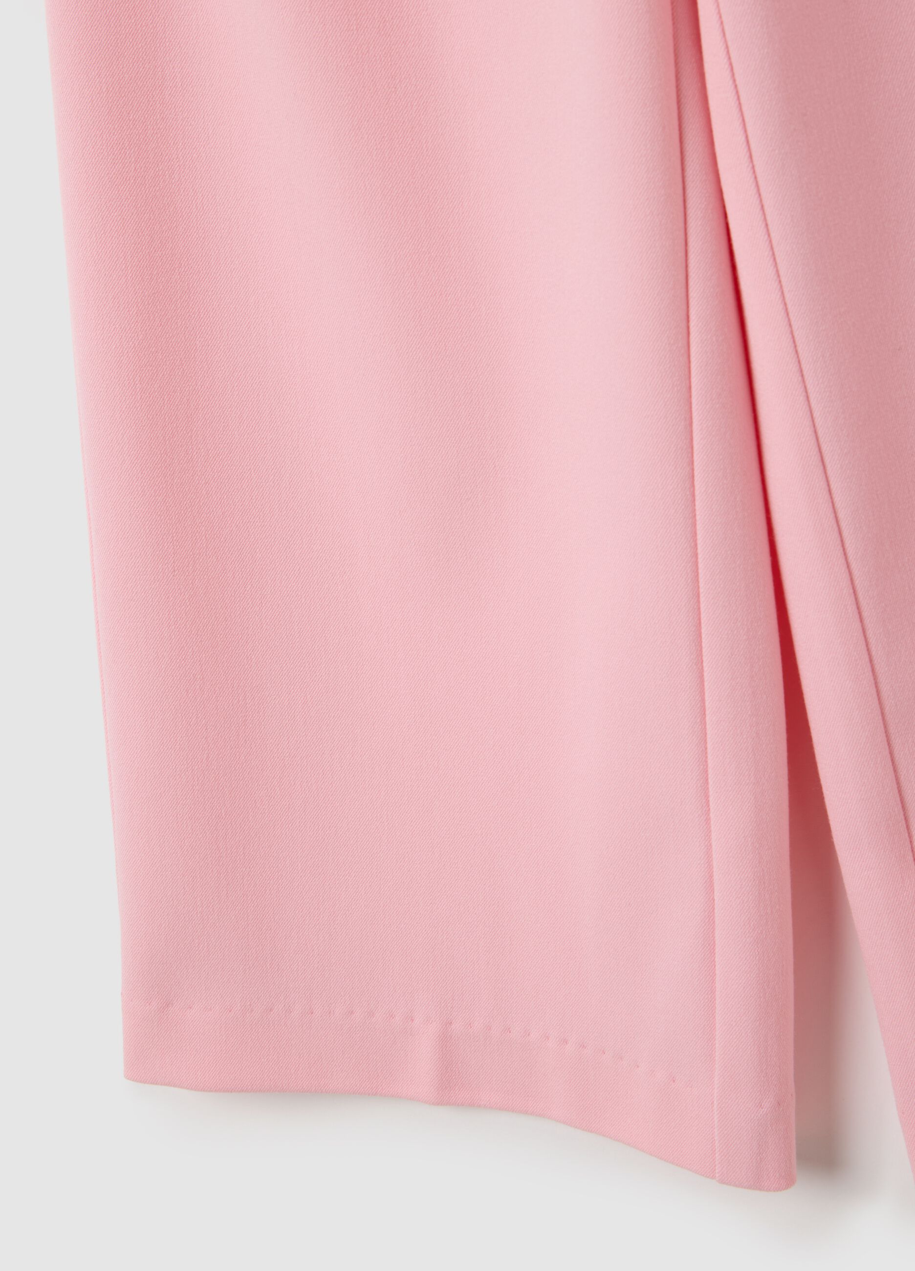 Pink girl's trousers, regular fit