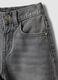 Jeans denim grigi in puro cotone straight fit per bambina_2