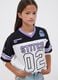 T-shirt boxy fit bianca e nera a tema Lilo & Stitch per ragazza_1