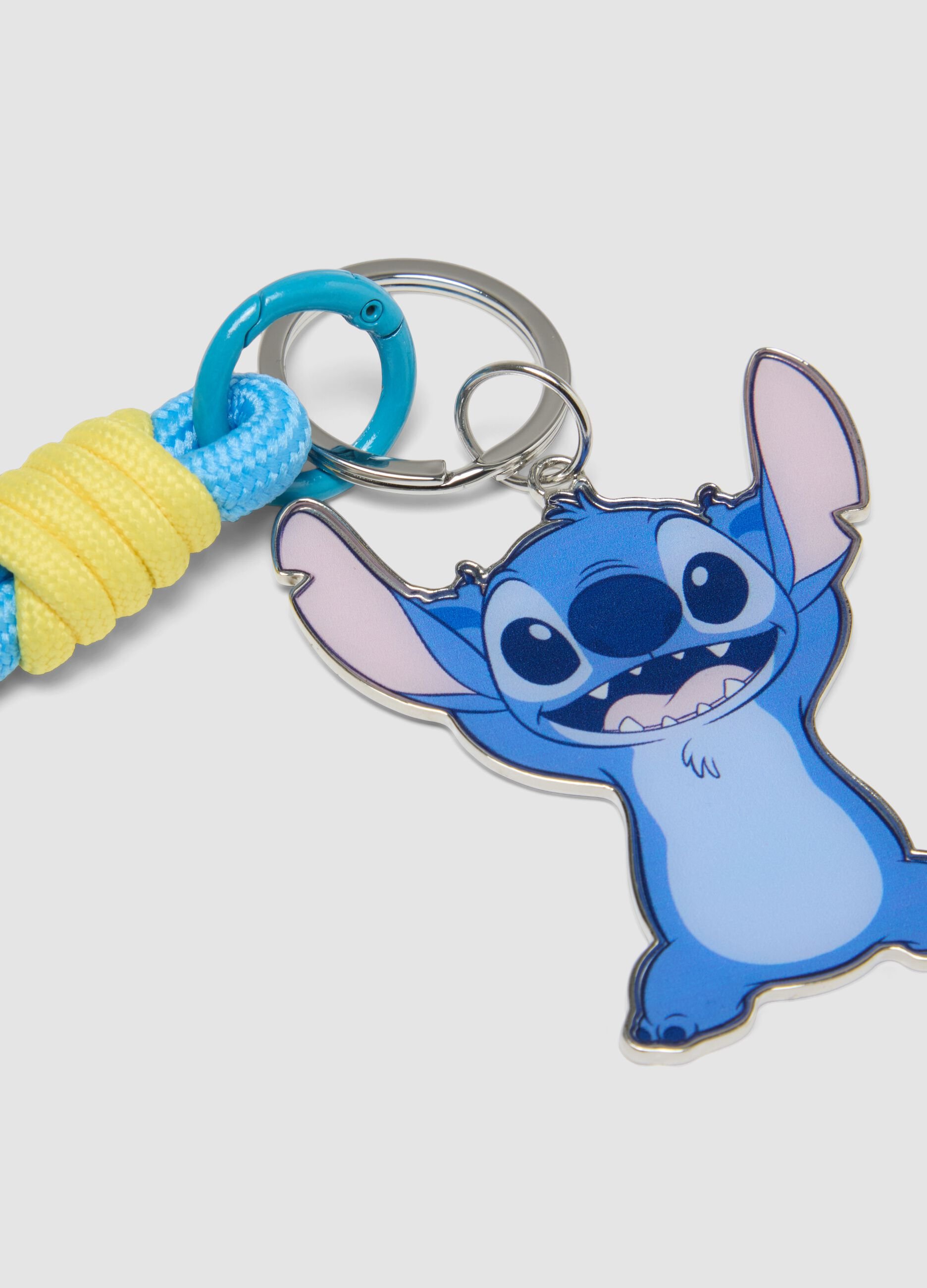 Blue Keychain with Stitch