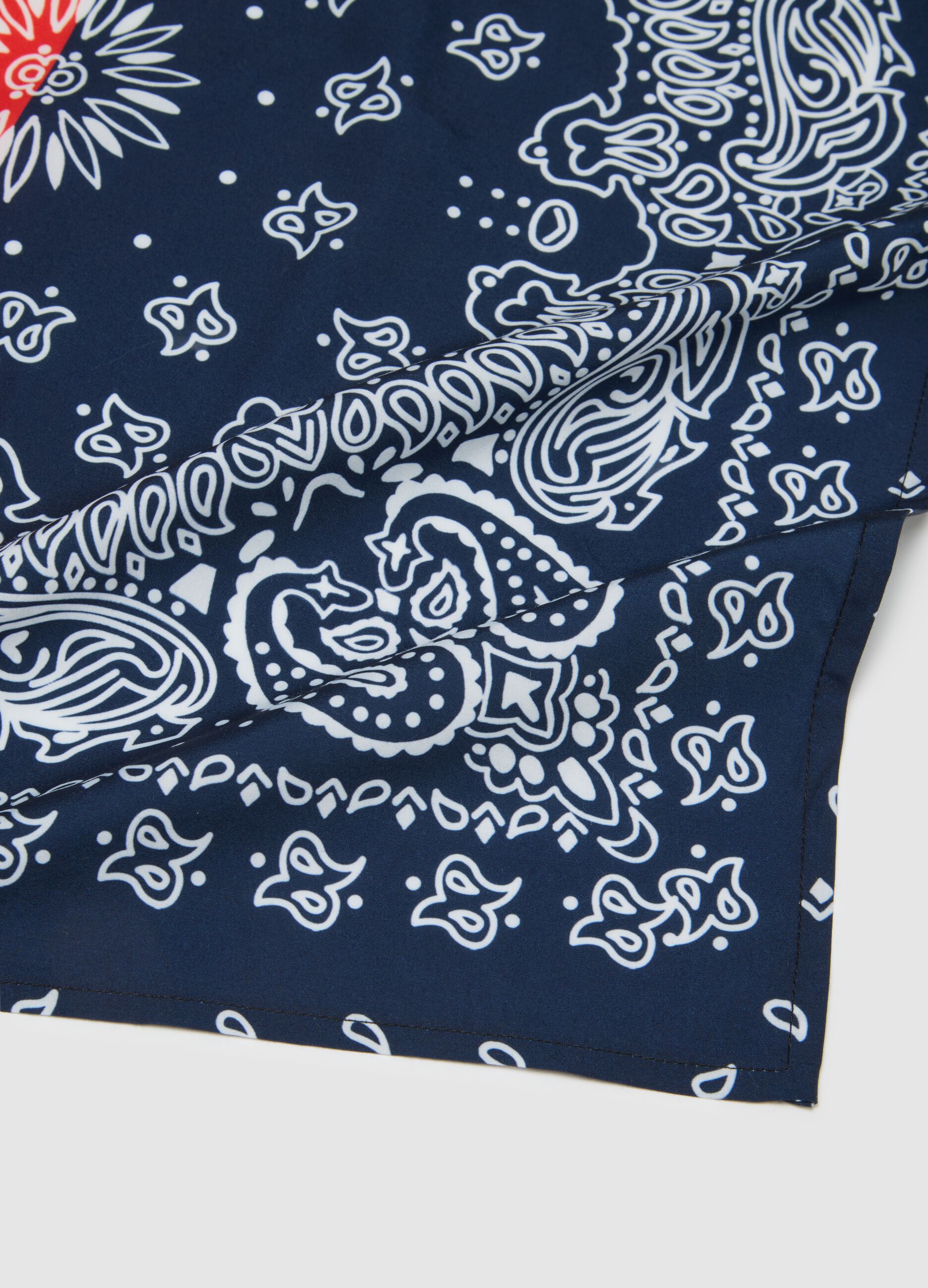 Multicolour pure cotton scarf