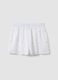 White organic cotton pyjama shorts_4
