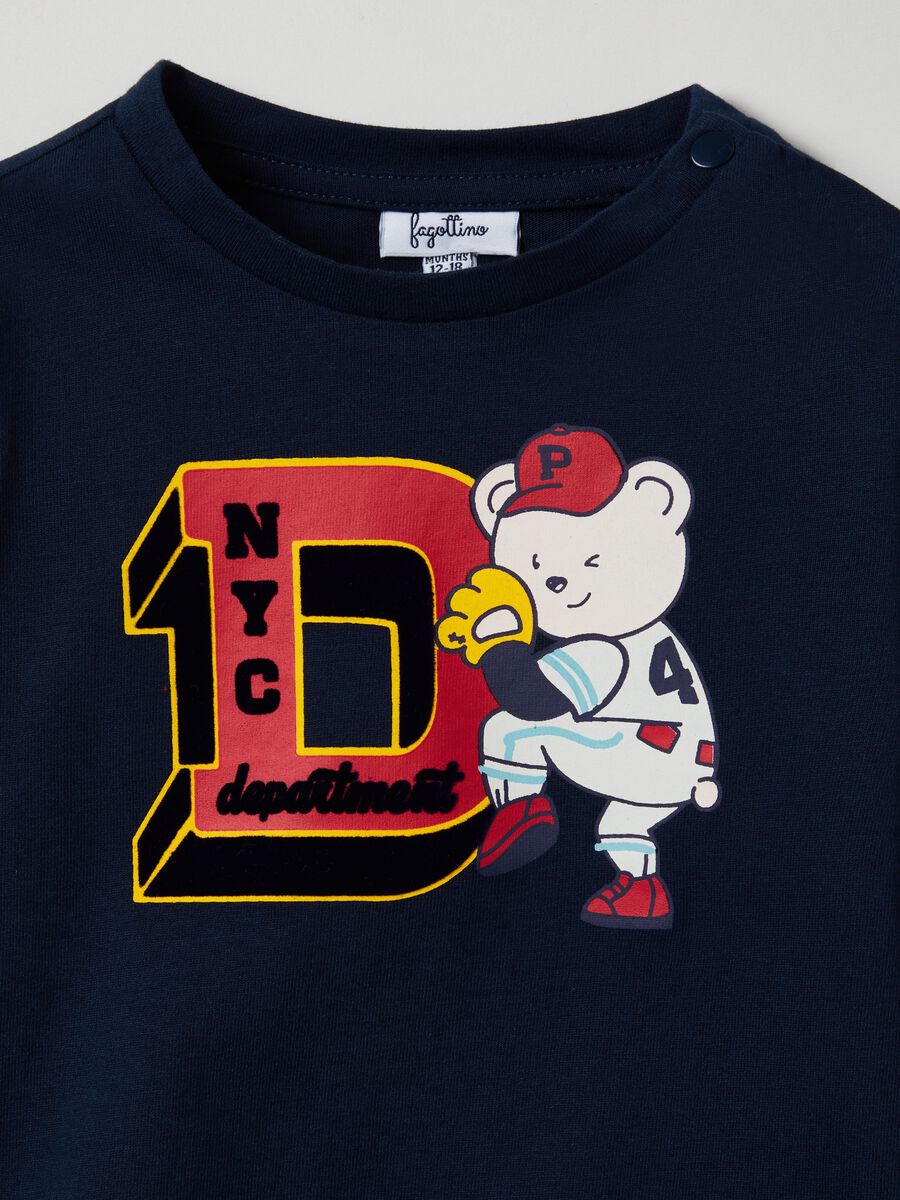 T-shirt a maniche lunghe con stampa_2