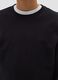 Solid colour sweatshirt with round neck_1