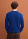 Blue pure cotton crew-neck jumper, regular fit_3